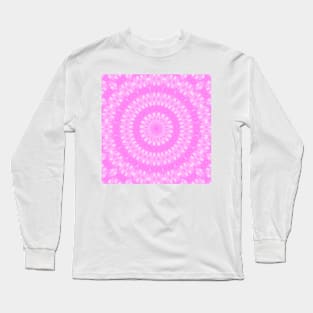 delicate kaleidoscope in pretty pink Long Sleeve T-Shirt